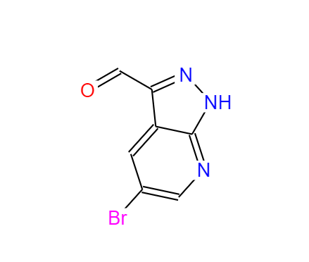 5-溴-1H-吡唑并[3,4-B]吡啶-3-甲醛,5-BROMO-1H-PYRAZOLO[3,4-B]PYRIDINE-3-CARBALDEHYDE