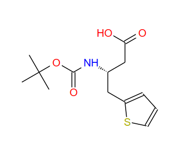 N-叔丁氧羰基-(S)-3-氨基-4-(2-噻吩基)丁酸,BOC-(S)-3-AMINO-4-(2-THIENYL)-BUTYRIC ACID