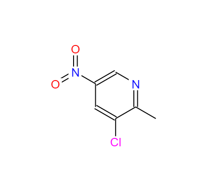 3-氯-2-甲基-5-硝基吡啶,3-chloro-2-methyl-5-nitro-pyridine