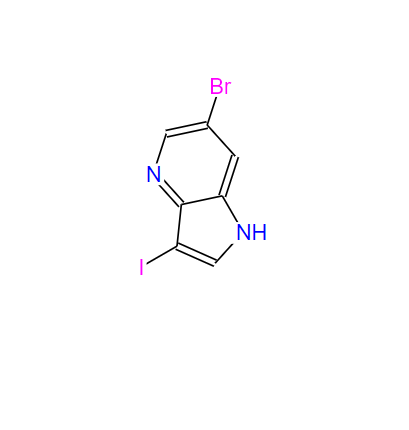 6-溴-3-碘4-氮杂吲哚,6-BROMO-3-IODO-1H-PYRROLO[3,2-B]PYRIDINE