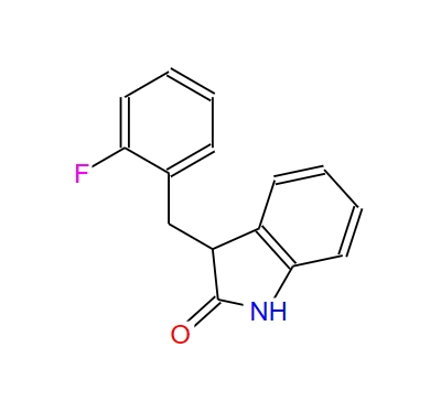 3-(2-fluorobenzyl)-1,3-dihydroindol-2-one,3-(2-fluorobenzyl)-1,3-dihydroindol-2-one