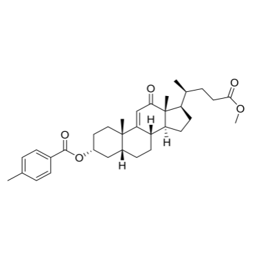 脱氧胆酸杂质2,(3R,5R,8S,10S,13R,14S,17R)-17-((S)-5-methoxy-5-oxopentan-2-yl)-10,13-dimethyl- 12-oxo-2,3,4,5,6,7,8,10,12,13,14,15,16,17-tetradecahydro-1H-cyclopenta[a]phenanthren-3-yl 4-methylbenzoate