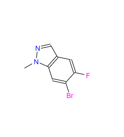 6-溴-5-氟-1-甲基-1H-吲唑,6-bromo-5-fluoro-1-methyl-1H-indazole