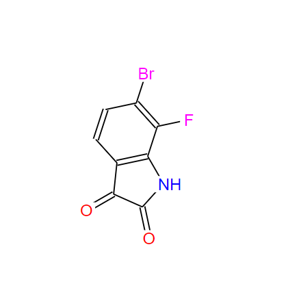 6-溴-7-氟靛红,6-bromo-7-fluoroisatin