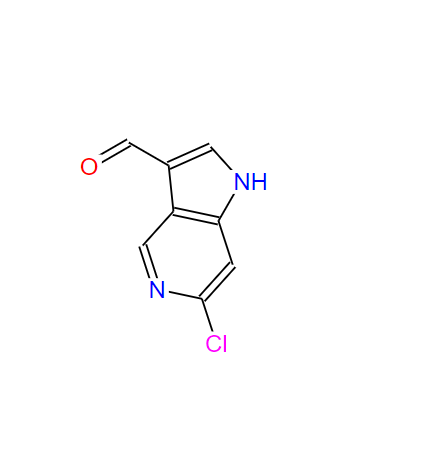 6-氯-1H-吡咯并[3,2-C]吡啶-3-甲醛,6-Chloro-1H-pyrrolo[3,2-c]pyridine-3-carbaldehyde