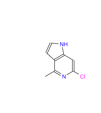 6-氯-4-甲基-5-氮杂吲哚,6-Chloro-4-methyl-1H-pyrrolo[3,2-c]pyridine