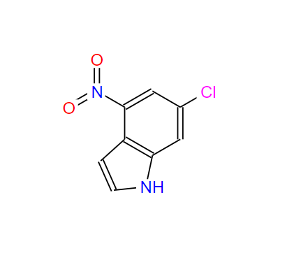 6-氯-4-硝基吲哚,6-chloro-4-nitro-1H-indole