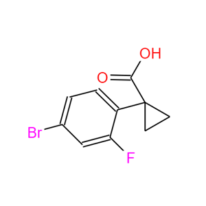 1-(4-溴-2-氟苯基)环丙甲酸,1-(4-BroMo-2-fluorophenyl)cyclopropanecarboxylic acid