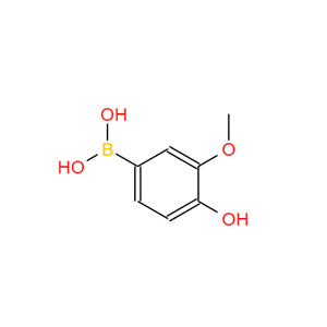 (4-羟基-3-甲氧基苯基)硼酸,Boronic acid, (4-hydroxy-3-methoxyphenyl)- (9CI)