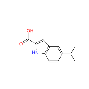 5-异丙基-1H-2-吲哚甲酸,5-(propan-2-yl)-1H-indole-2-carboxylic acid