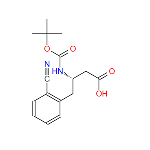 270065-83-3;BOC-2-氰基-L-Β-高苯丙氨酸;BOC-(S)-3-AMINO-4-(2-CYANO-PHENYL)-BUTYRIC ACID