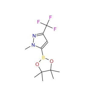 1-甲基-5-(4,4,5,5-四甲基-1,3,2-二氧硼杂环戊烷-2-基)-3-(三氟甲基)-1H-吡唑 1025719-23-6