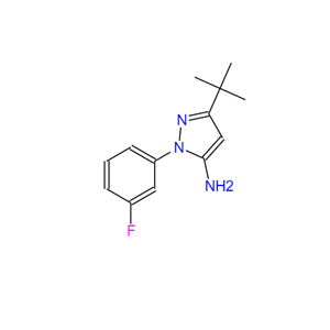 5-叔丁基-2-(3-氟-苯基)-2H-吡唑-3-胺,5-tert-Butyl-2-(3-fluoro-phenyl)-2H-pyrazol-3-ylamine