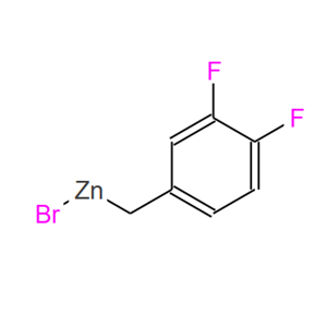 307496-34-0；3,4-二氟苄基溴化锌；3,4-DIFLUOROBENZYLZINC BROMIDE