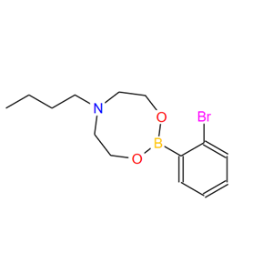 1257641-07-8;2-溴苯基硼酸-N-丁基二乙醇酯;2-(2-Bromophenyl)-6-butyl-1,3,6,2-dioxazaborocane