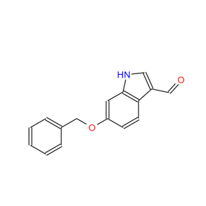 6-苄氧基吲哚-3-甲醛,6-Benzyloxyindole-3-carboxaldehyde