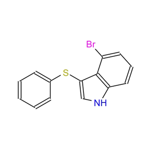 4-bromo-3-(phenylthio)-1H-indole 945000-87-3