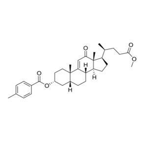 脱氧胆酸杂质2,(3R,5R,8S,10S,13R,14S,17R)-17-((S)-5-methoxy-5-oxopentan-2-yl)-10,13-dimethyl- 12-oxo-2,3,4,5,6,7,8,10,12,13,14,15,16,17-tetradecahydro-1H-cyclopenta[a]phenanthren-3-yl 4-methylbenzoate