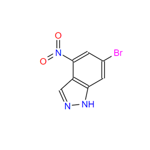 4-硝基-6-溴-1H-吲唑,6-Bromo-4-nitro-1H-indazole