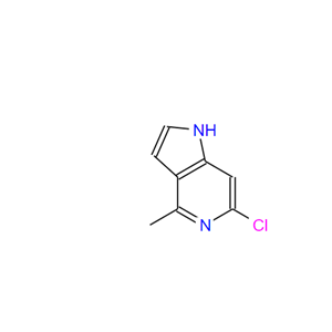 6-氯-4-甲基-5-氮杂吲哚,6-Chloro-4-methyl-1H-pyrrolo[3,2-c]pyridine