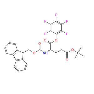 200616-21-3；5-(叔丁基)1-(全氟苯基)((((9H-荧光素-9-基)甲氧基)羰)-D-谷氨酸；Fmoc-D-Glu(OtBu)-OPfp