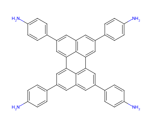 4,4',4'',4'''-(苝-2,5,8,11-四基)四苯胺,4,4',4'',4'''-(perylene-2,5,8,11-tetrayl)tetraaniline