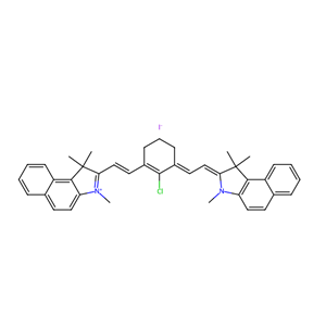 1H-苯并[E]吲哚鎓,2-[2-[2-氯-3-[2-(3-乙基-1,3-二氢-1,1-二甲基-2H-苯并[E]亚基)亚乙基]-1-环己烯-1-基]乙烯基]-3-乙基1,1-二甲基碘化物,Heptamethine cyanine dye-1