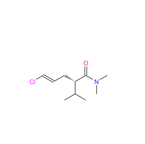 阿利克仑-4,4-Pentenamide, 5-chloro-N,N-dimethyl-2-(1-methylethyl)-, (2S,4E)-