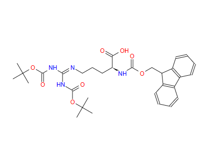 N-芴甲氧羰基-N',N''-二叔丁氧羰基-L-精氨酸,FMOC-ARG(BOC)2-OH