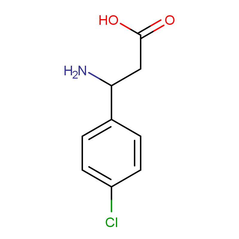 (R)-3-氨基-3-(4-氯苯基)-丙酸,(3R)-3-amino-3-(4-chlorophenyl)propanoic acid