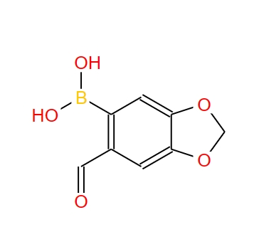 (2-甲酰基-4,5-亚甲二氧基)苯基硼酸,2-Formyl-4,5-methylenedioxyphenylboronic acid