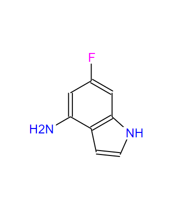 6-氟-1H-吲哚-4-胺,6-Fluoro-1H-indol-4-amine