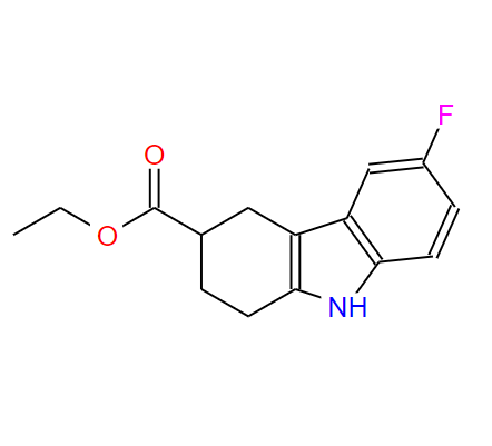 6-氟-2,3,4,9-四氢-1H-咔唑-3-甲酸乙酯,6-Fluoro-2,3,4,9-tetrahydro-1H-carbazole-3-carboxylic acid ethyl ester