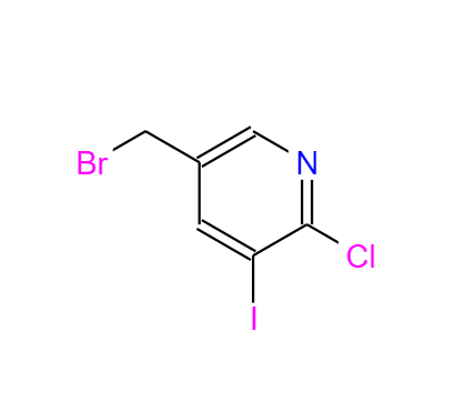 5-(溴甲基)-2-氯-3-碘吡啶,5-(Bromomethyl)-2-chloro-3-iodopyridine
