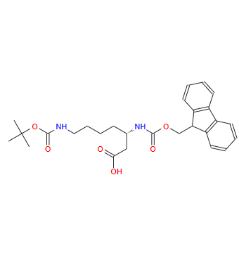 NΒ-芴甲氧羰基-NΩ-叔丁氧羰基-L-Β-高赖氨酸,FMOC-L-BETA-HOMOLYSINE(BOC)