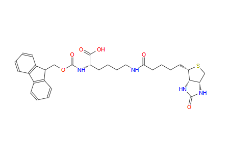 N-FMOC-N'-生物素-L-赖氨酸,FMOC-LYS(BIOTIN)-OH