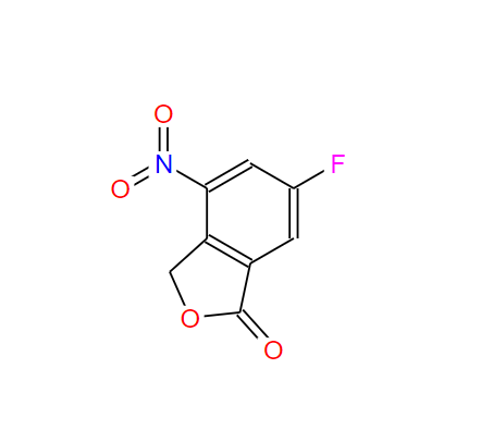 6-氟-4-硝基3H-異苯并呋喃-1-酮,6-Fluoro-4-nitroisobenzofuran-1(3H)-one