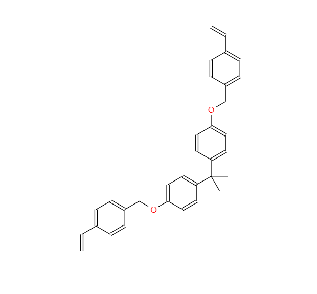 1,1′-(1-甲基乙亚基)双[4-[(4-乙烯基苯基)甲氧基]苯,Benzene, 1,1'-(1-methylethylidene)bis[4-[(4-ethenylphenyl)methoxy]-