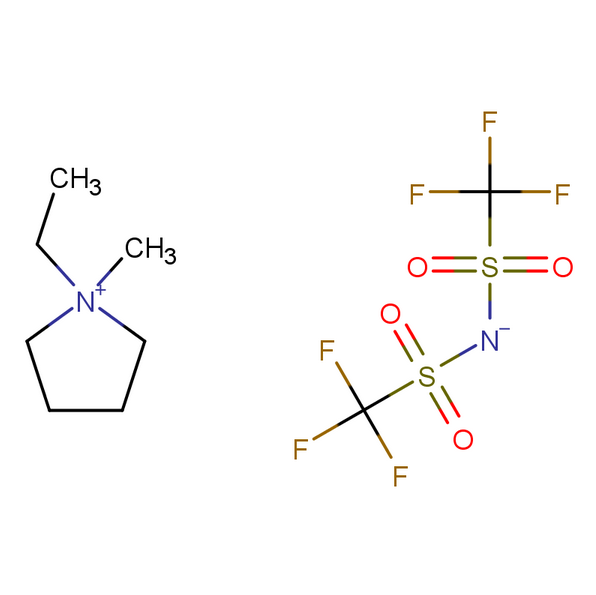 N-乙基-N-甲基吡咯烷双（三氟甲烷磺酰）亚胺盐,bis(trifluoromethylsulfonyl)azanide,1-ethyl-1-methylpyrrolidin-1-ium