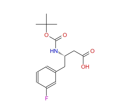 (S)-3-((叔丁氧羰基)氨基)-4-(3-氟苯基)丁酸,(S)-3-((tert-Butoxycarbonyl)amino)-4-(3-fluorophenyl)butanoic acid