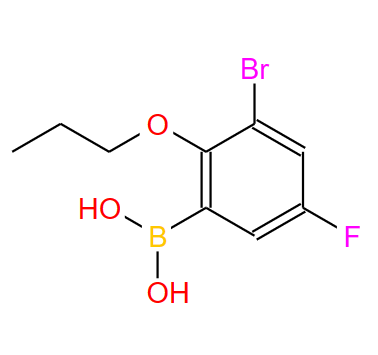 3-溴-5-氟-2-丙氧基苯基硼酸,3-BROMO-5-FLUORO-2-PROPOXYPHENYLBORONIC&