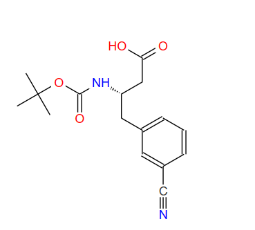 N-叔丁氧羰基-(S)-3-氨基-4-(3-氰基苯基)丁酸,BOC-(S)-3-AMINO-4-(3-CYANO-PHENYL)-BUTYRIC ACID