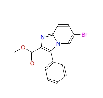 6-溴-3-苯基咪唑并[1,2-a]吡啶-2-羧酸甲酯,6-Bromo-3-phenyl-imidazo[1,2-a]pyridine-2-carboxylic acid methyl ester