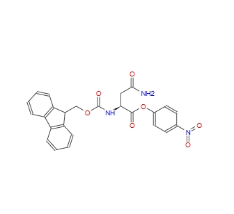 (S)-4-硝基苯基 2-((((9H-芴-9-基)甲氧基)羰基)氨基)-4-氨基-4-氧代丁酸酯,(S)-4-Nitrophenyl 2-((((9H-fluoren-9-yl)methoxy)carbonyl)amino)-4-amino-4-oxobutanoate