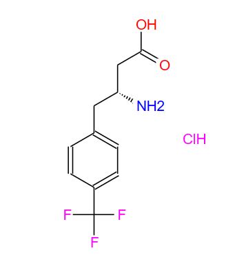 (R)-3-氨基-4-(4-三氟甲基苯基)丁酸,(R)-3-AMINO-4-(4-TRIFLUOROMETHYLPHENYL)BUTANOIC ACID HYDROCHLORIDE