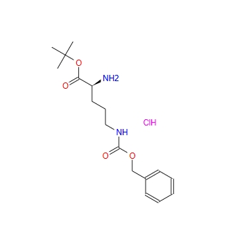 (S)-2-氨基-5-(((芐氧基)羰基)氨基)戊酸叔丁酯鹽酸鹽,tert-Butyl (S)-2-amino-5-(((benzyloxy)carbonyl)amino)pentanoate hydrochloride