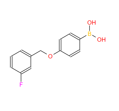4-(3'-氟苄氧基)苯基硼酸,4-(3'-FLUOROBENZYLOXY)PHENYLBORONIC ACID