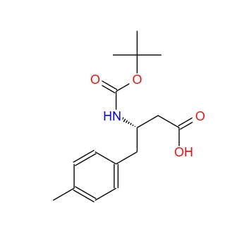 (S)-3-((叔丁氧基羰基)氨基)-4-(对甲苯基)丁酸,(S)-3-((tert-Butoxycarbonyl)amino)-4-(p-tolyl)butanoic acid