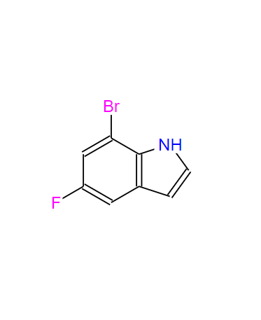 7-溴-5-氟-1H-吲哚,7-Bromo-5-fluoroindole