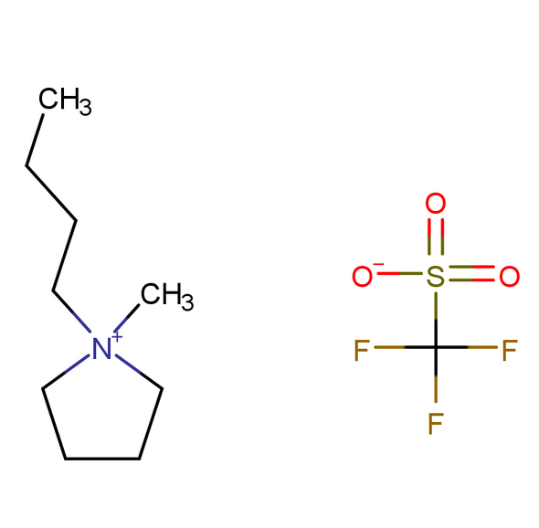 N-丁基-N-甲基吡咯烷三氟甲烷磺酸鹽,N-butyl-N-methylpyrrolidinium trifluoroacetate